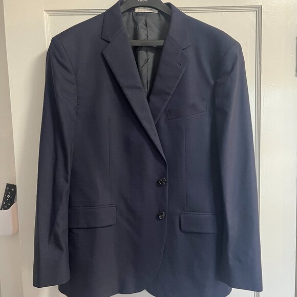 Men's Warehouse Joseph Abboud Navy Suit - Picture 1 of 9